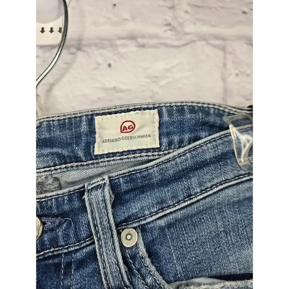 AG Adriano Goldschmied The Stilt Roll Up Cigarette Roll Up Jeans Womens Size 25 - Picture 4 of 12